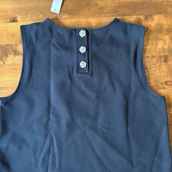 J. Crew Black Classic Minimalist Style Sleeveless Blouse Size S - Picture 8 of 9